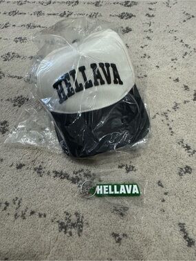 Hellava Snapback Hat & Keychain Bundle